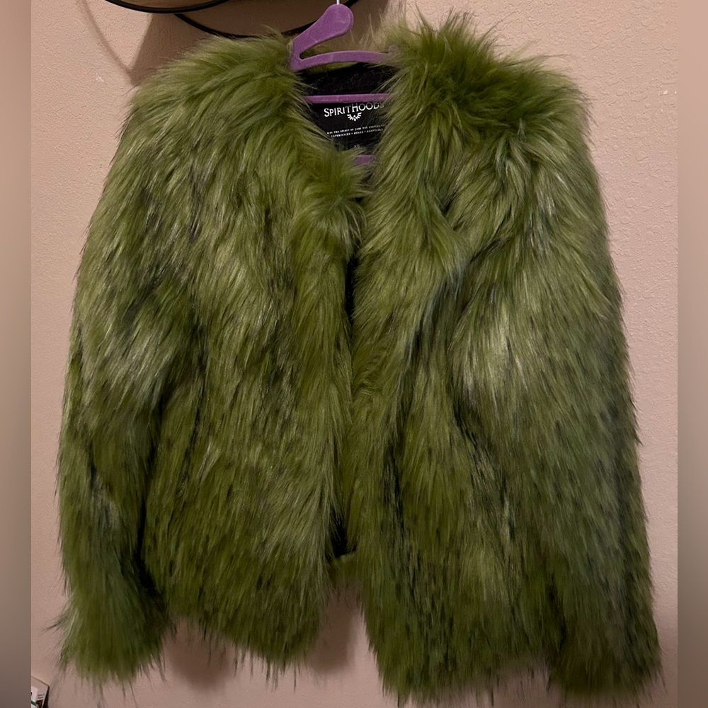 SpiritHoods Green Teddy Jacket